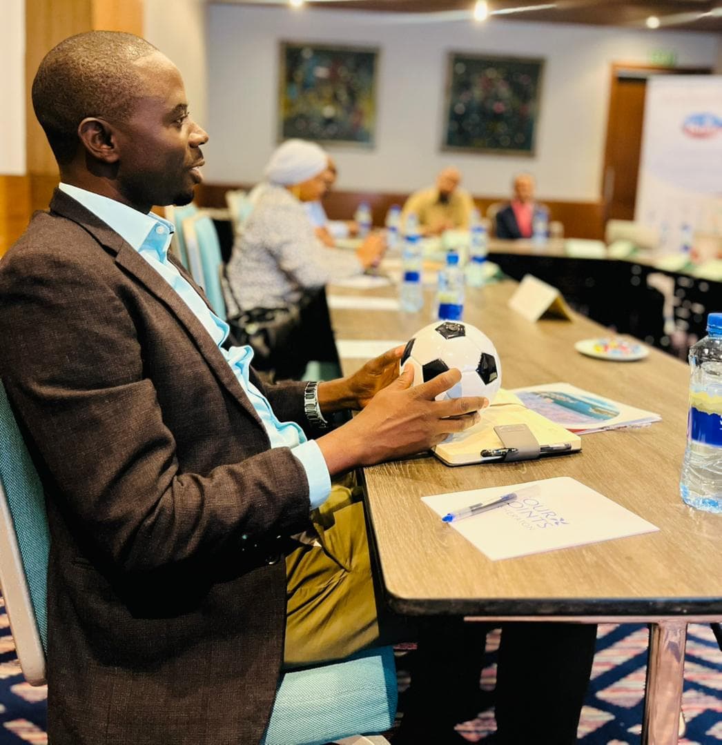 An entrepreneur participating in an IMED business-development learning session